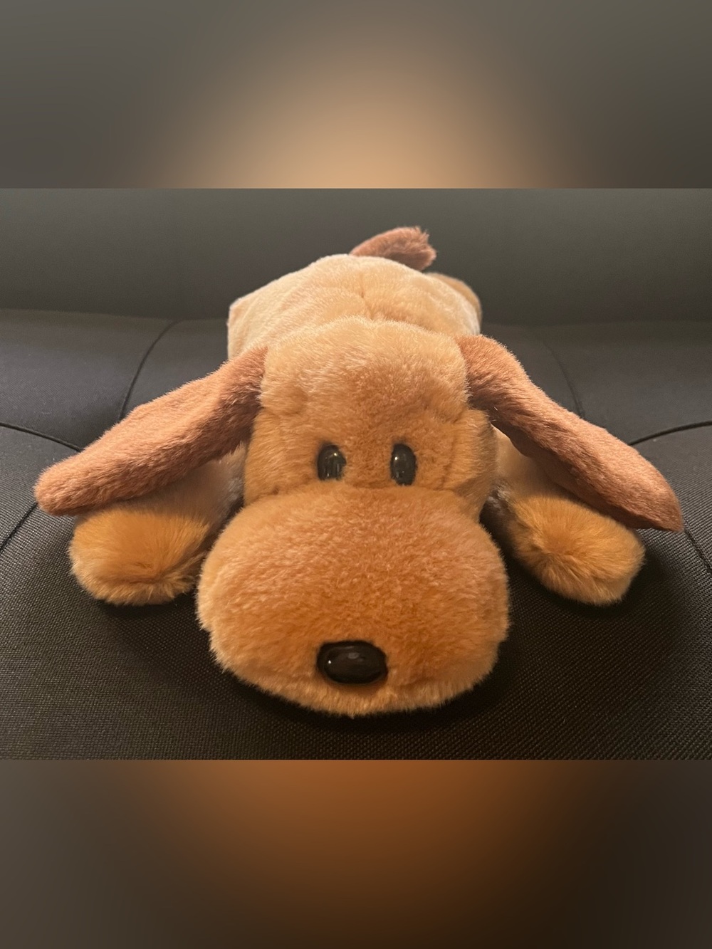 Vintage Retired Ty Bones the Dog Beanie Buddies Brown Floppy Puppy 2000